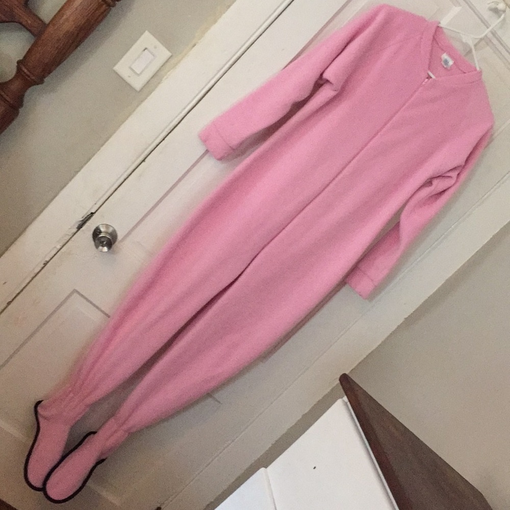 Snug As A Bug adult, pink footed pajamas
